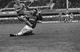 Tim Breacker taken out by Neville Southall