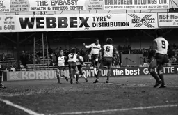 Brian Stein waits for a cross