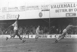 Emeka Nwajiobi celebrates putting Luton ahead in the 87th minute but we miss out due to an injury time equaliser