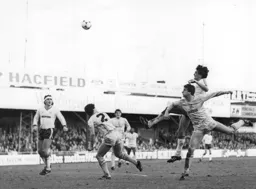 Mick Harford was again dominant in the air, showing the new aerial threat his recent signing had added to the Town's firepower