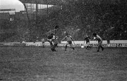 Brian Stein shoots through a blizzard