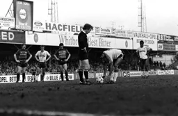 Brian Stein about to take a spot kick