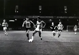 Brian Stein through on goal