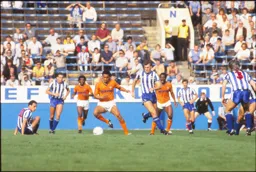 Brian Stein evades Wednesday defender Peter Shirtliff