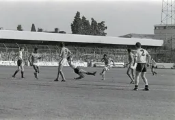 Ricky Hill fires in a shot from outside the box