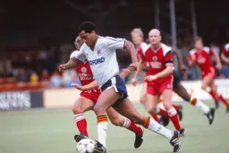 Brian Stein surges through the Saints defence