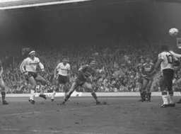 Steve Foster hits a shot over
