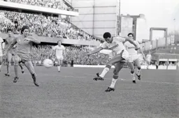 Brian Stein hammers in a shot