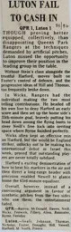 Match Report: Queens Park Rangers vs Luton Town FC (22nd Feb 1986)