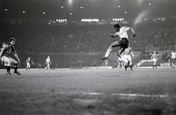 Ray Daniel tries a shot at goal