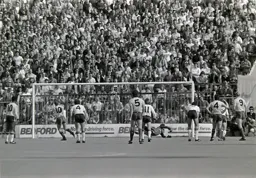 The old enemy score from the spot