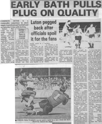 Oxford United vs Luton Town FC (12th Oct 1985) | Hatters Heritage | A ...