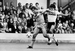 Rob Johnson takes a forearm in the face from Billy Whitehurst