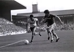 Brian Stein is forced to go out wide