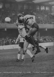 Mark Falco bludgeons his way through