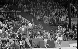 Mick Harford moves towards the ball