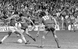 Mike Newell looks for a way through