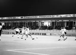 Mal Donaghy tries his luck from long range