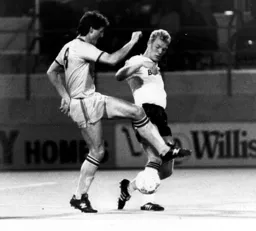 Tim Breacker looking as poised as ever although with the game won the Luton defence conceded two late goals