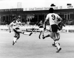 Danny Wilson slots the only goal of the game from a Mick Harford knockdown as the Town finish the year in the top half of the table