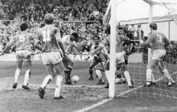 The Stein brothers working in tandem again but to no avail although Brian did have two goals disallowed