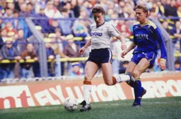 Danny Wilson shows some poise on the ball