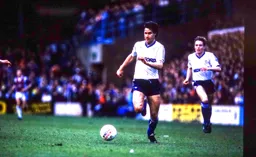 Roy Wegerle brings the ball forward