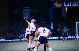 Iain Dowie all eyes on the ball