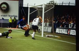 Tim Breacker from a tight angle