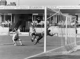 Iain Dowie`s last minute winner saves Town from relegation for another week at least