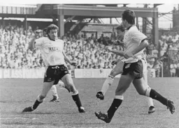 Kingsley Black scores what proved to be the winning goal