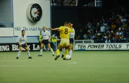 David Preece getting involved in midfield