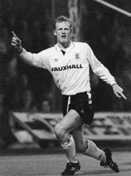 Iain Dowie celebrates