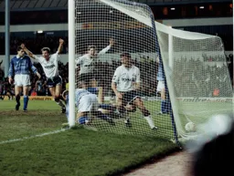 Paul Stewart scores Spurs second goal