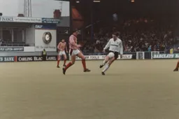 Kingsley Black brings the ball under control