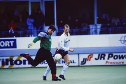 Iain Dowie has a watchful eye on the keeper