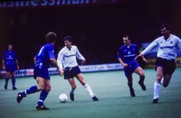 Steve Williams working some magic with the ball at his feet