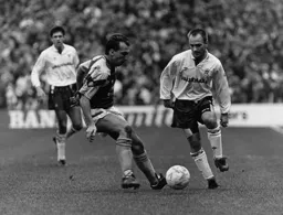 David Preece easily getting past David Platt
