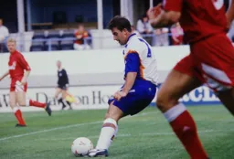 Phil Gray passing forward