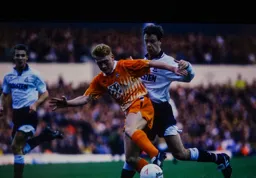 Mark Pembridge in control of the ball