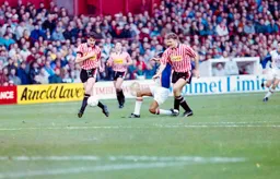 Brian Stein gets the better of his marker