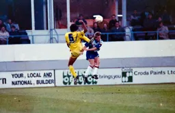 Julian James gets a boot in the ear