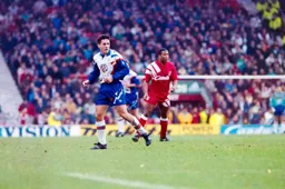 Paul Telfer watching for a pass