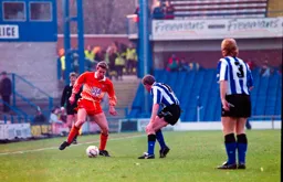 Julian James about to move down the wing