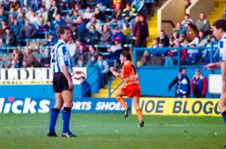Scott Oakes celebrating