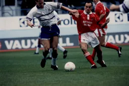 Julian James battling in a home defeat electrified by Andrew Cole of Bristol City