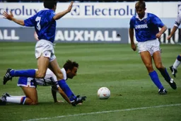 Scott Oakes brought to the ground