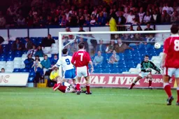 Phil Gray goes close