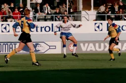 Damian Matthew fires in a shot