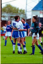 Phil Gray getting congratulated